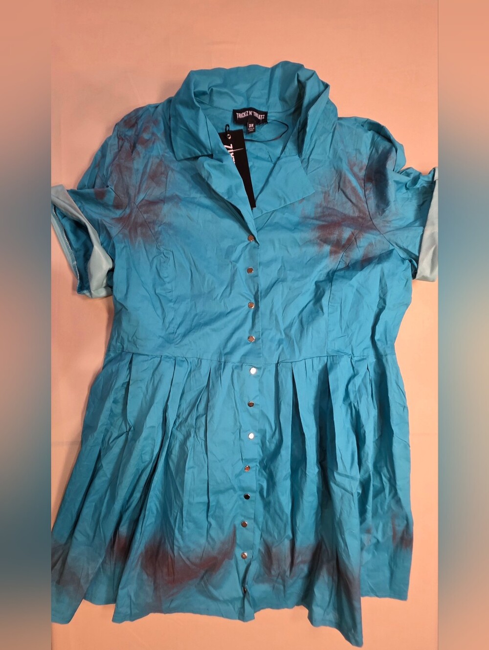 NWT Dolls Kill Say Ahh Bloody Nurse Costume Dress 2X Halloween